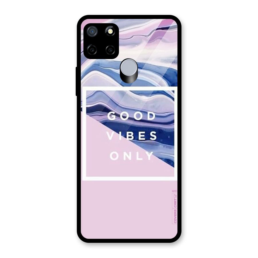 Pastel Color Vibes Glass Back Case for Realme C12