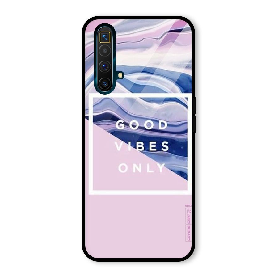 Pastel Color Vibes Glass Back Case for Realme X3 SuperZoom