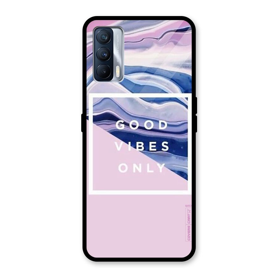 Pastel Color Vibes Glass Back Case for Realme X7