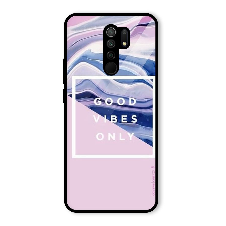 Pastel Color Vibes Glass Back Case for Redmi 9 Prime