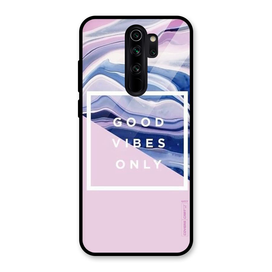 Pastel Color Vibes Glass Back Case for Redmi Note 8 Pro