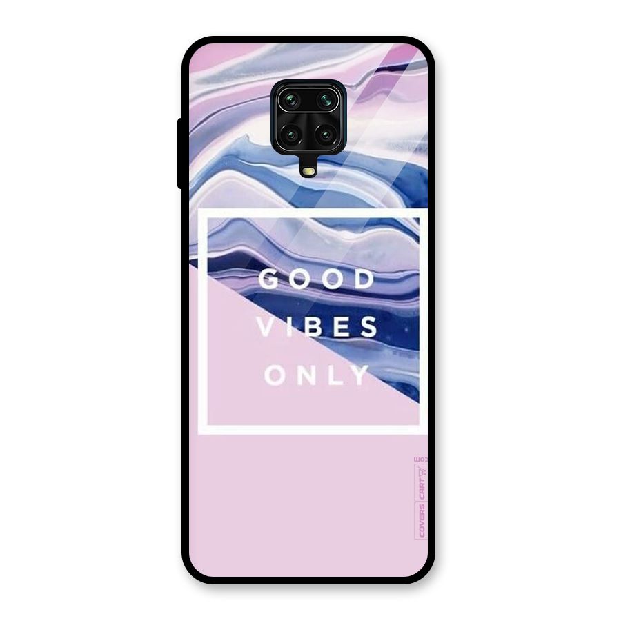 Pastel Color Vibes Glass Back Case for Redmi Note 9 Pro Max
