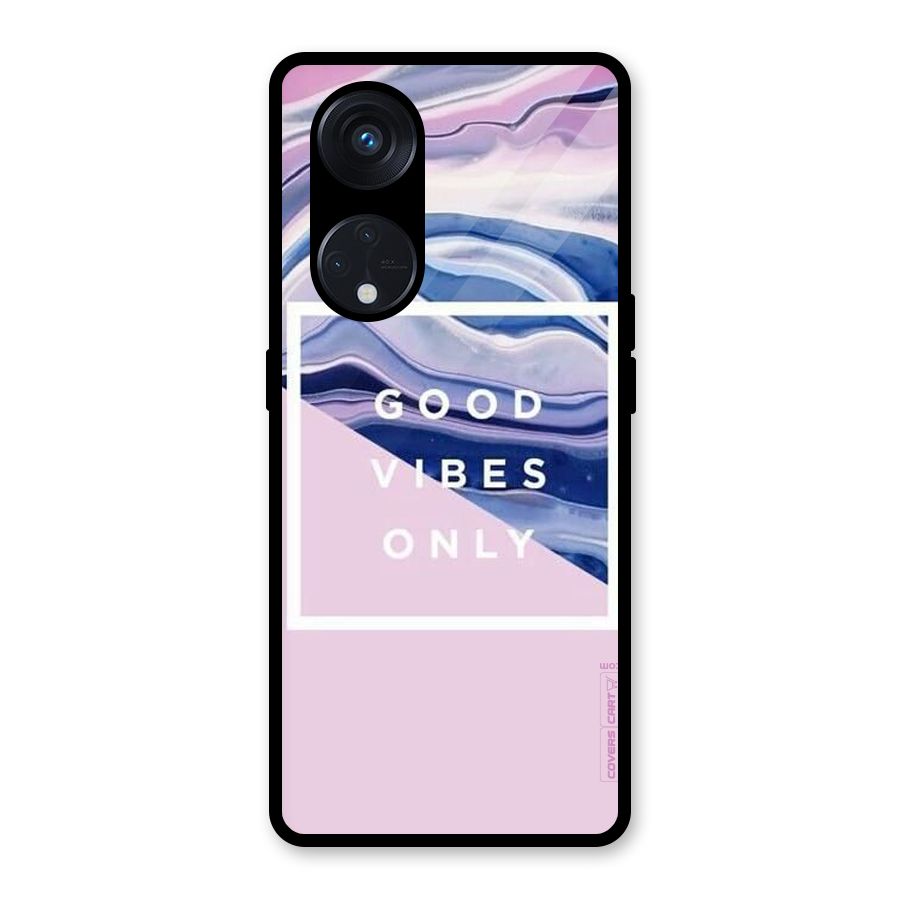 Pastel Color Vibes Glass Back Case for Reno8 T 5G