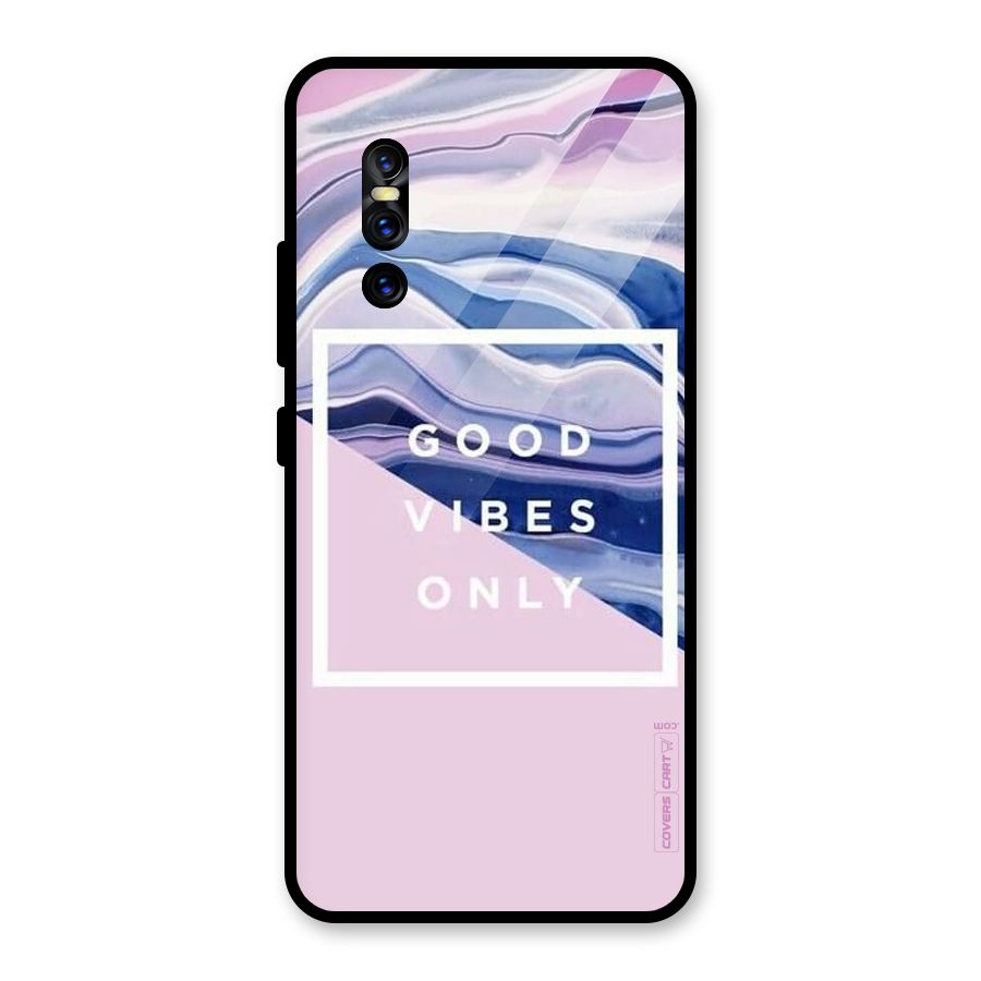 Pastel Color Vibes Glass Back Case for Vivo V15 Pro