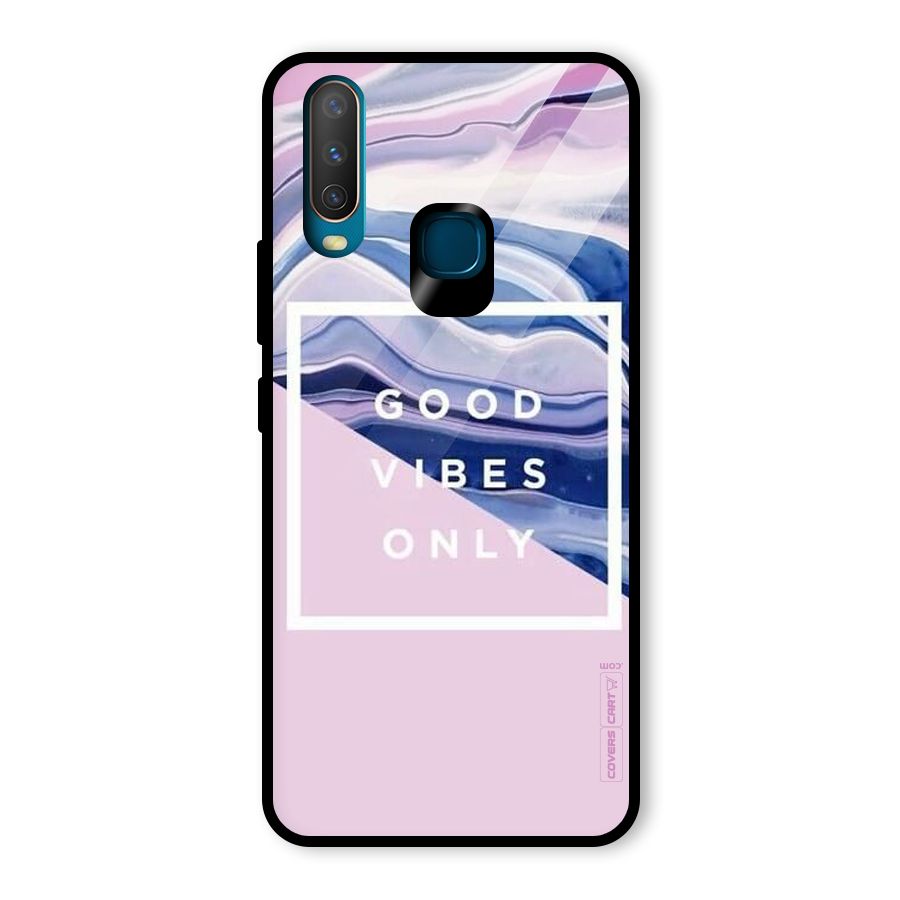Pastel Color Vibes Glass Back Case for Vivo Y17