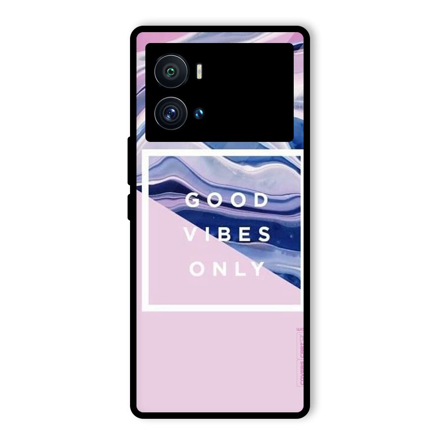 Pastel Color Vibes Glass Back Case for Vivo iQOO 9 Pro