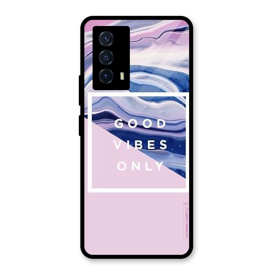Pastel Color Vibes Glass Back Case for Vivo iQOO Z5