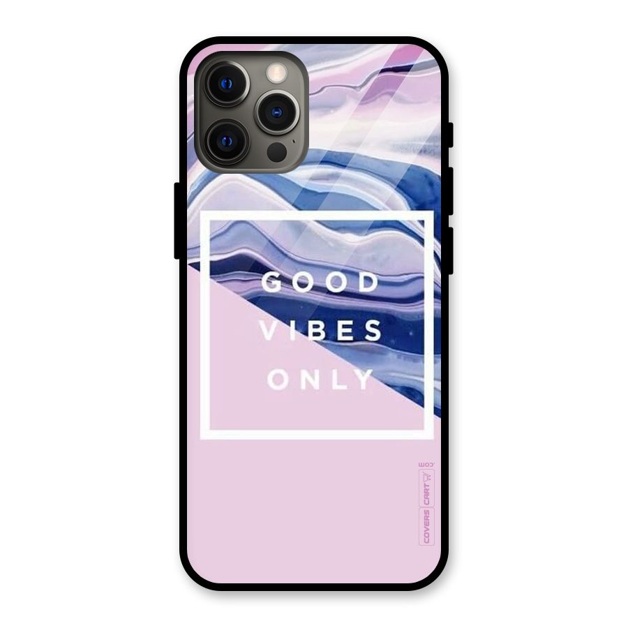 Pastel Color Vibes Glass Back Case for iPhone 12 Pro Max