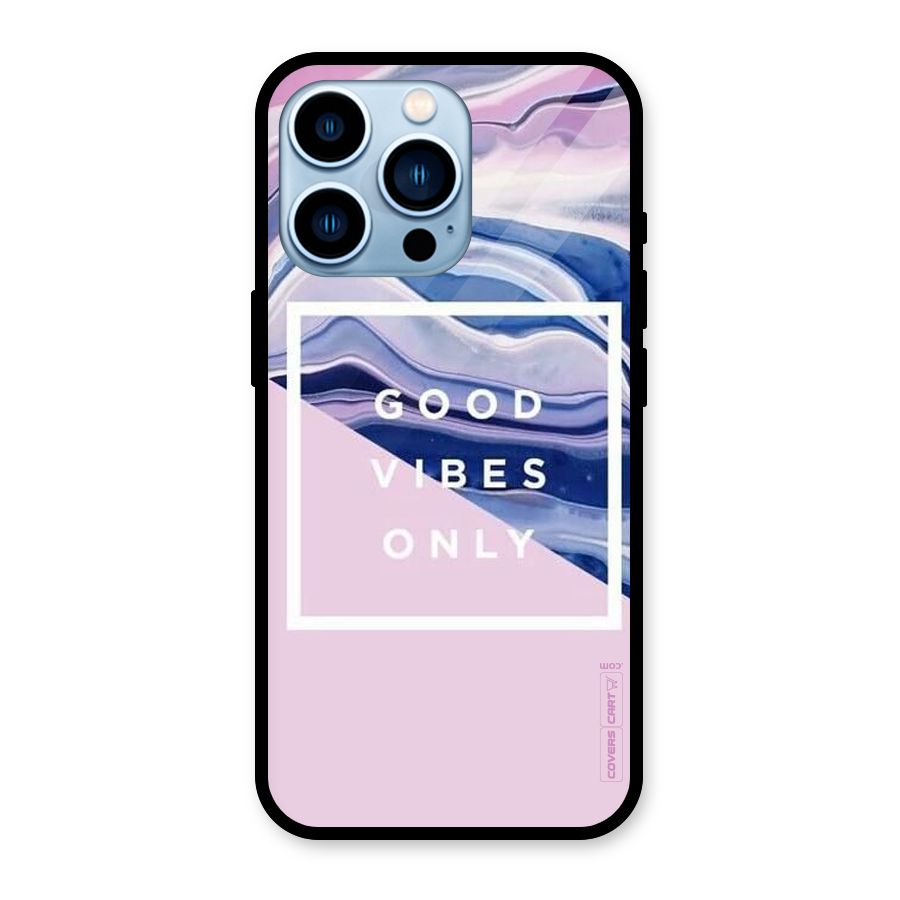 Pastel Color Vibes Glass Back Case for iPhone 13 Pro