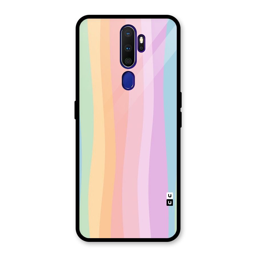 Pastel Curves Glass Back Case for Oppo A9 (2020)