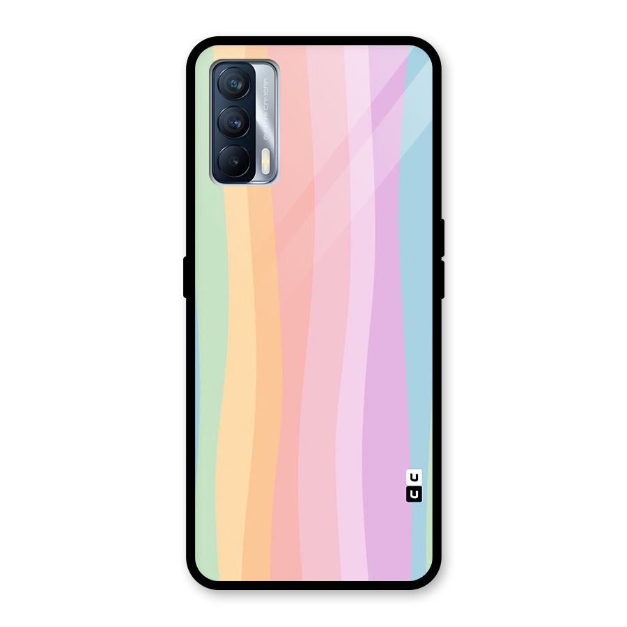 Pastel Curves Glass Back Case for Realme X7
