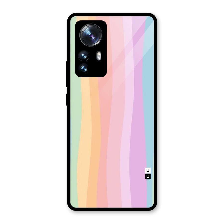 Pastel Curves Glass Back Case for Xiaomi 12 Pro