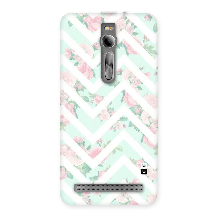 Pastel Floral Zig Zag Back Case for Asus Zenfone 2
