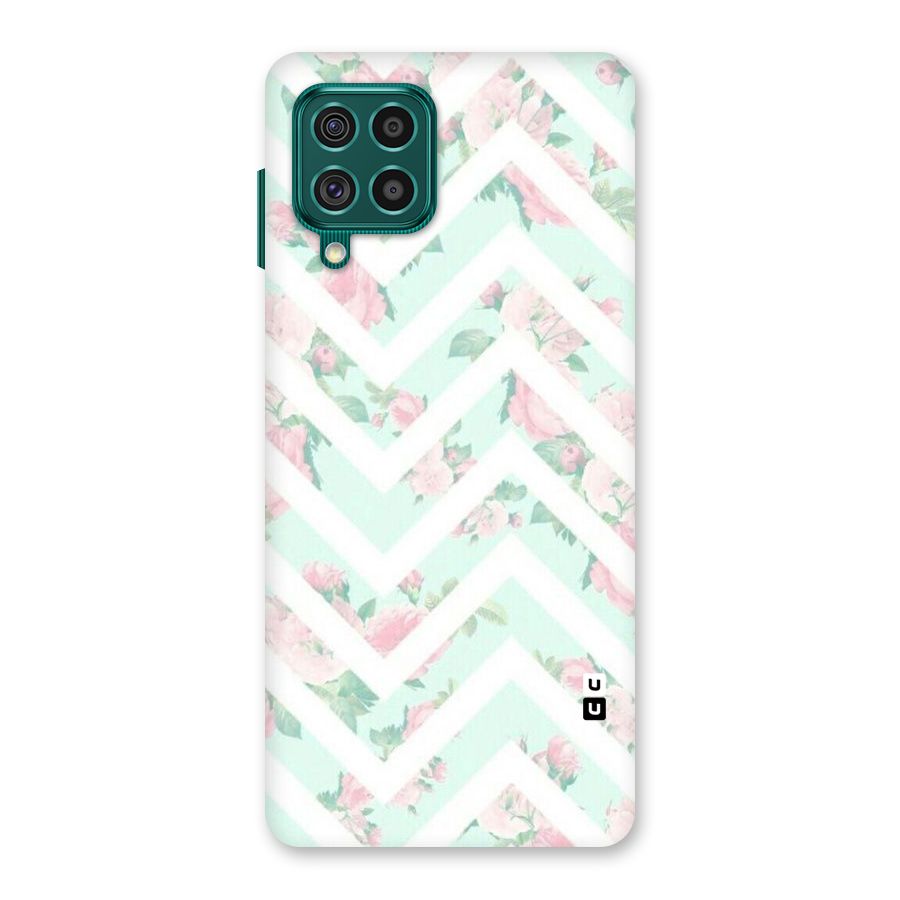 Pastel Floral Zig Zag Back Case for Galaxy F62
