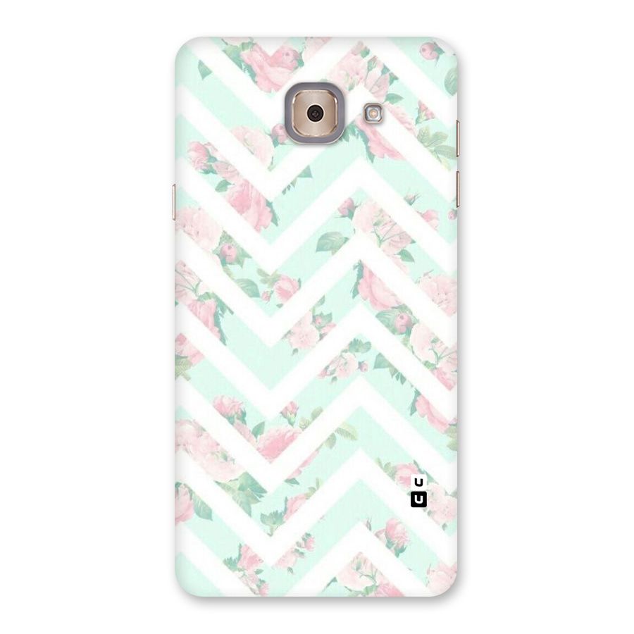 Pastel Floral Zig Zag Back Case for Galaxy J7 Max