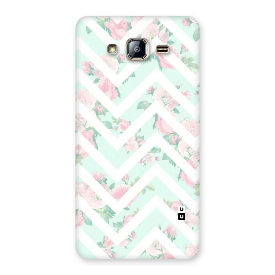 Pastel Floral Zig Zag Back Case for Galaxy On5