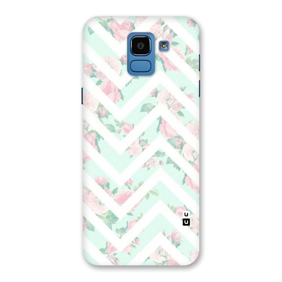 Pastel Floral Zig Zag Back Case for Galaxy On6