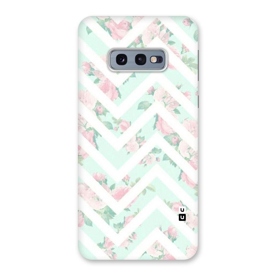 Pastel Floral Zig Zag Back Case for Galaxy S10e