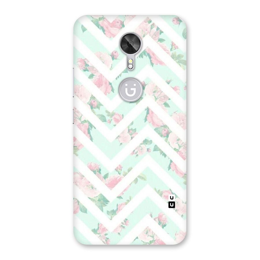 Pastel Floral Zig Zag Back Case for Gionee A1