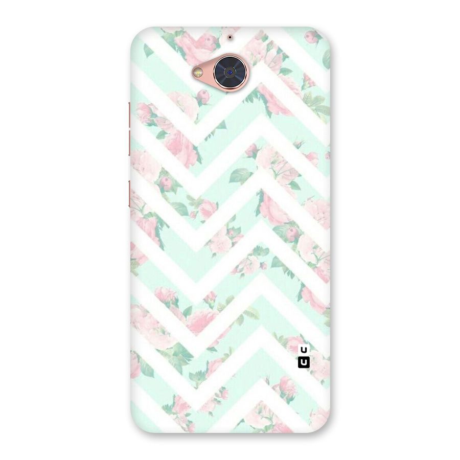Pastel Floral Zig Zag Back Case for Gionee S6 Pro