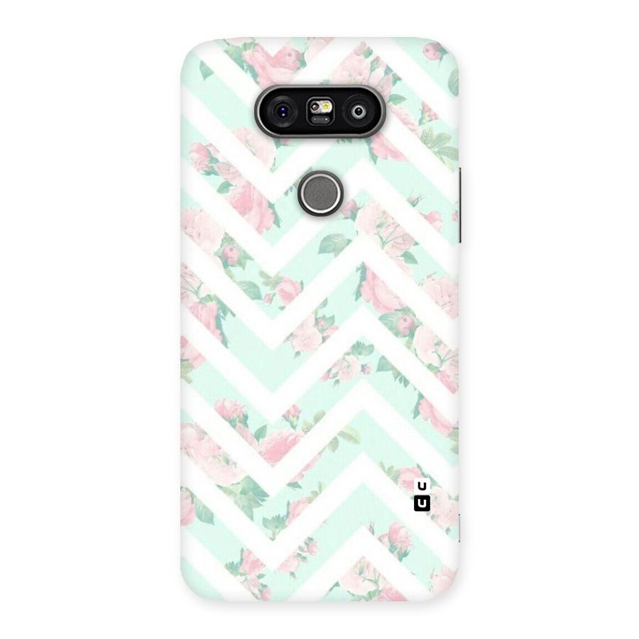 Pastel Floral Zig Zag Back Case for LG G5