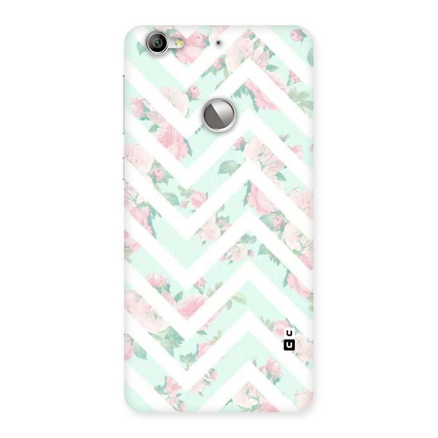 Pastel Floral Zig Zag Back Case for LeTV Le 1s