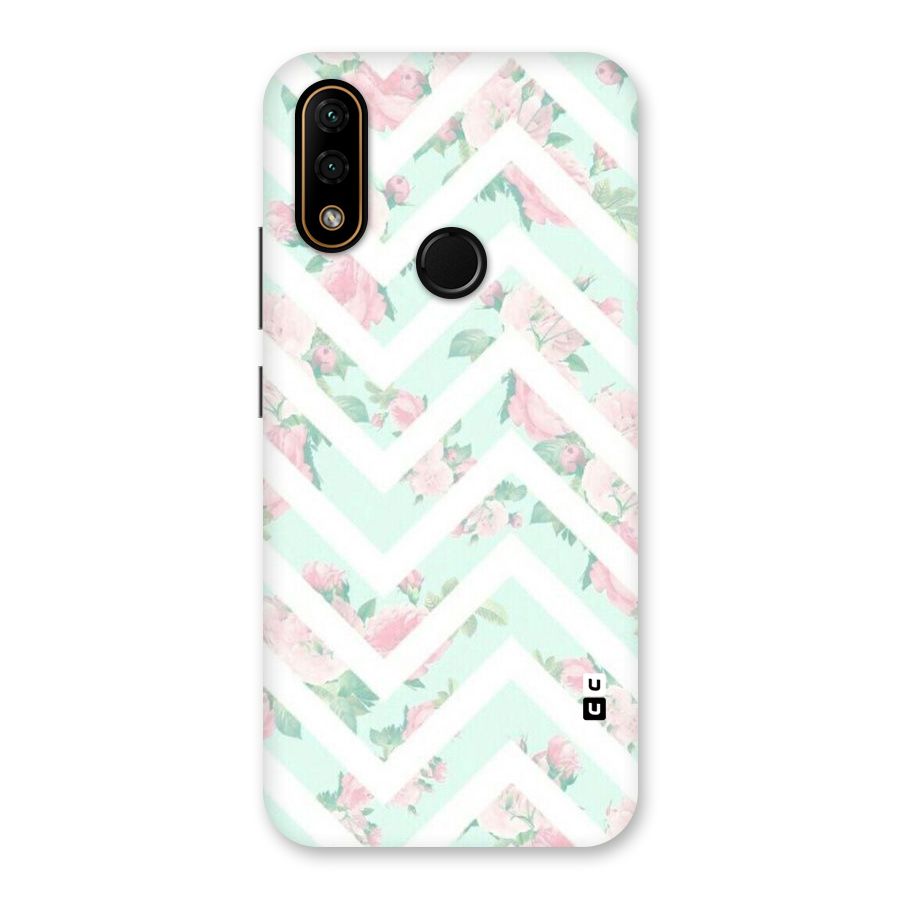Pastel Floral Zig Zag Back Case for Lenovo A6 Note
