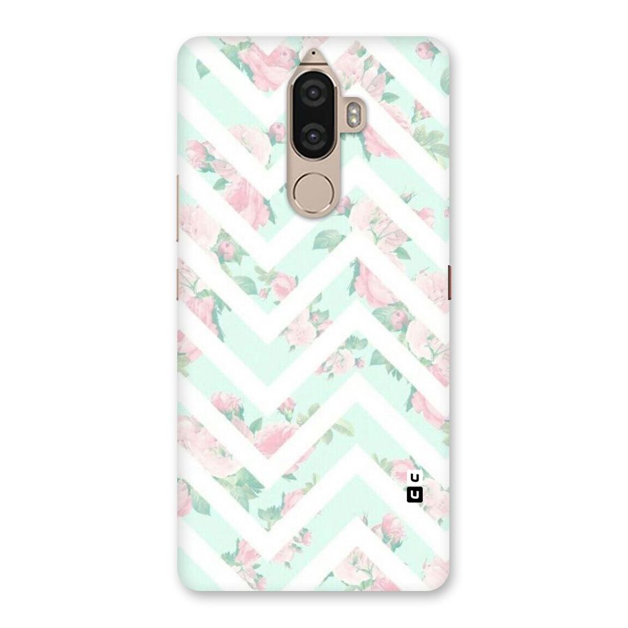 Pastel Floral Zig Zag Back Case for Lenovo K8 Note