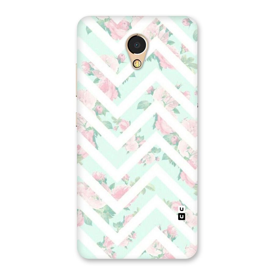 Pastel Floral Zig Zag Back Case for Lenovo P2