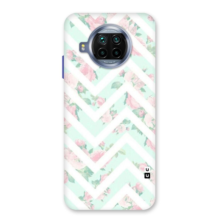 Pastel Floral Zig Zag Back Case for Mi 10i