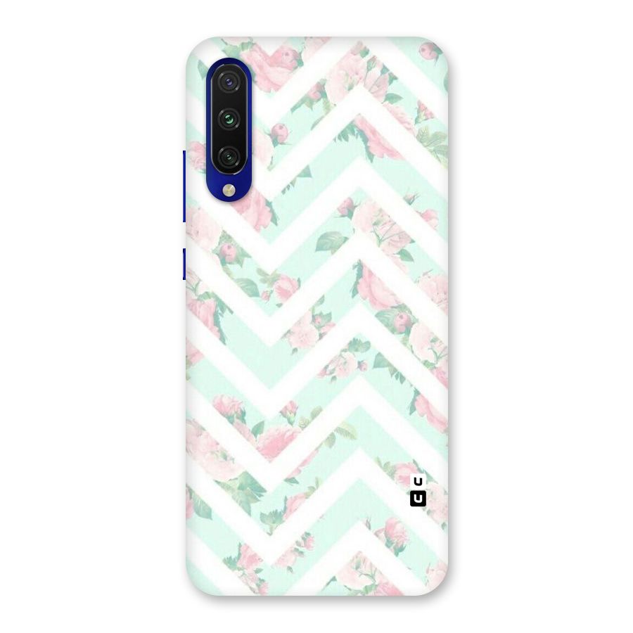 Pastel Floral Zig Zag Back Case for Mi A3