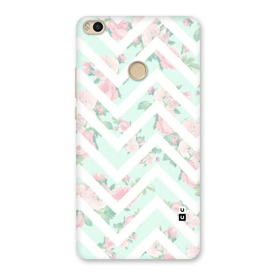 Pastel Floral Zig Zag Back Case for Mi Max 2
