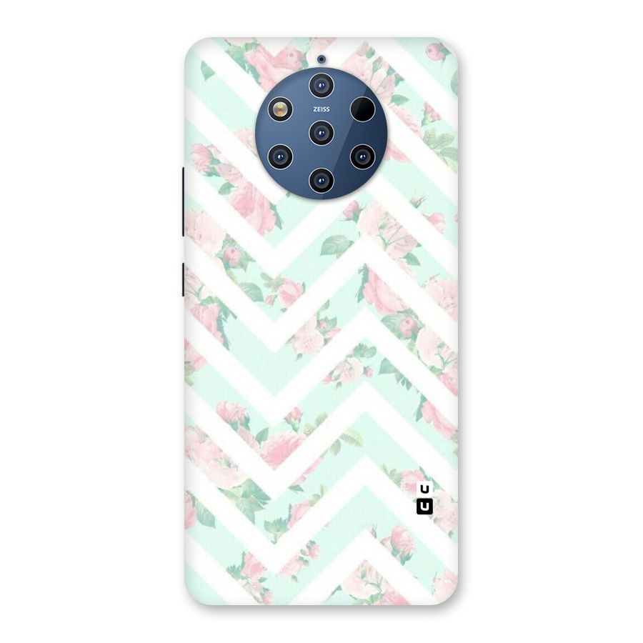Pastel Floral Zig Zag Back Case for Nokia 9 PureView