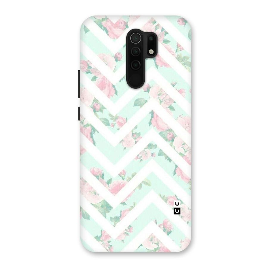 Pastel Floral Zig Zag Back Case for Poco M2