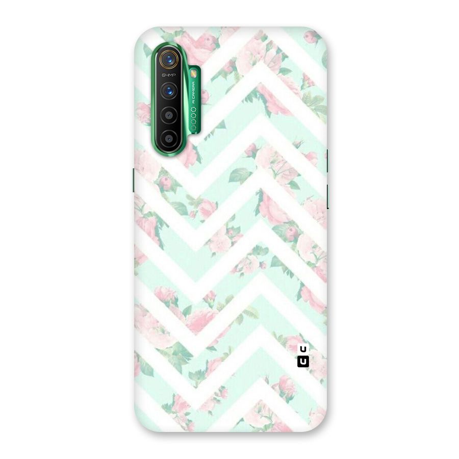 Pastel Floral Zig Zag Back Case for Realme X2