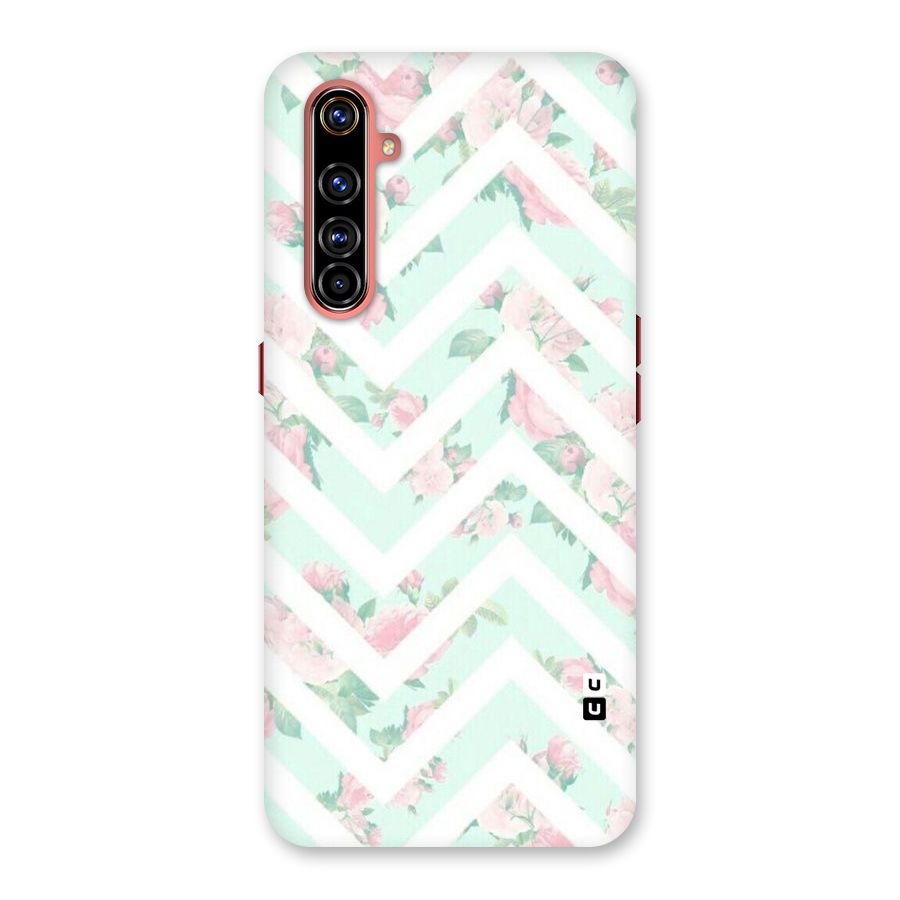 Pastel Floral Zig Zag Back Case for Realme X50 Pro