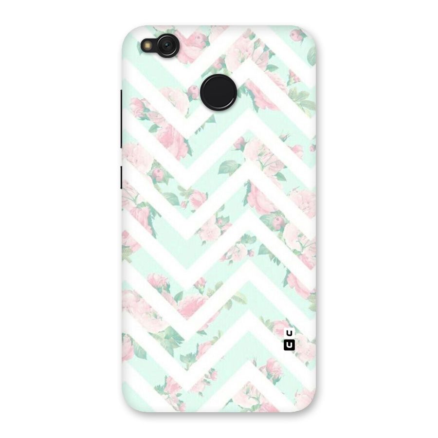 Pastel Floral Zig Zag Back Case for Redmi 4