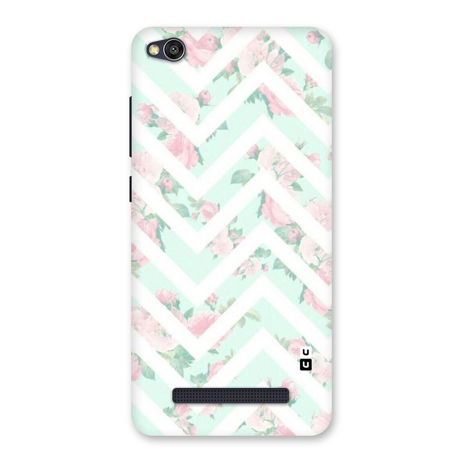 Pastel Floral Zig Zag Back Case for Redmi 4A