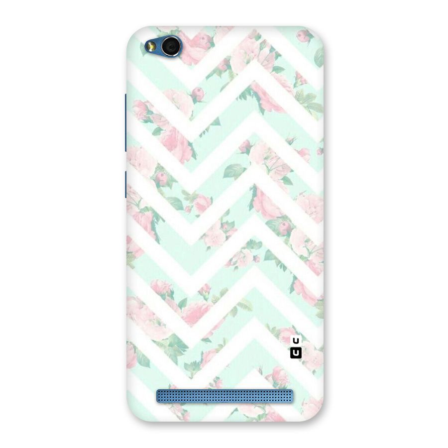 Pastel Floral Zig Zag Back Case for Redmi 5A