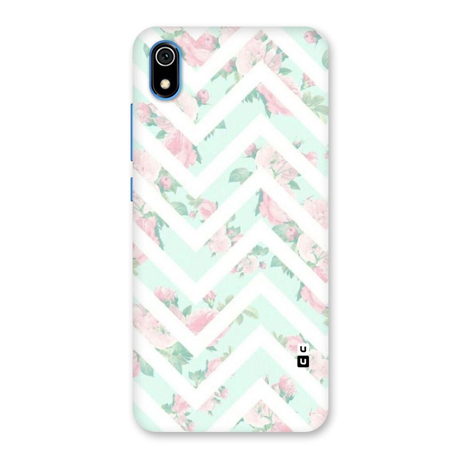 Pastel Floral Zig Zag Back Case for Redmi 7A