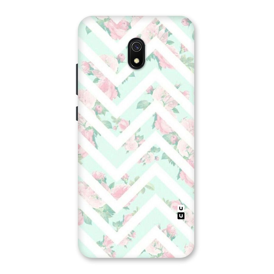 Pastel Floral Zig Zag Back Case for Redmi 8A