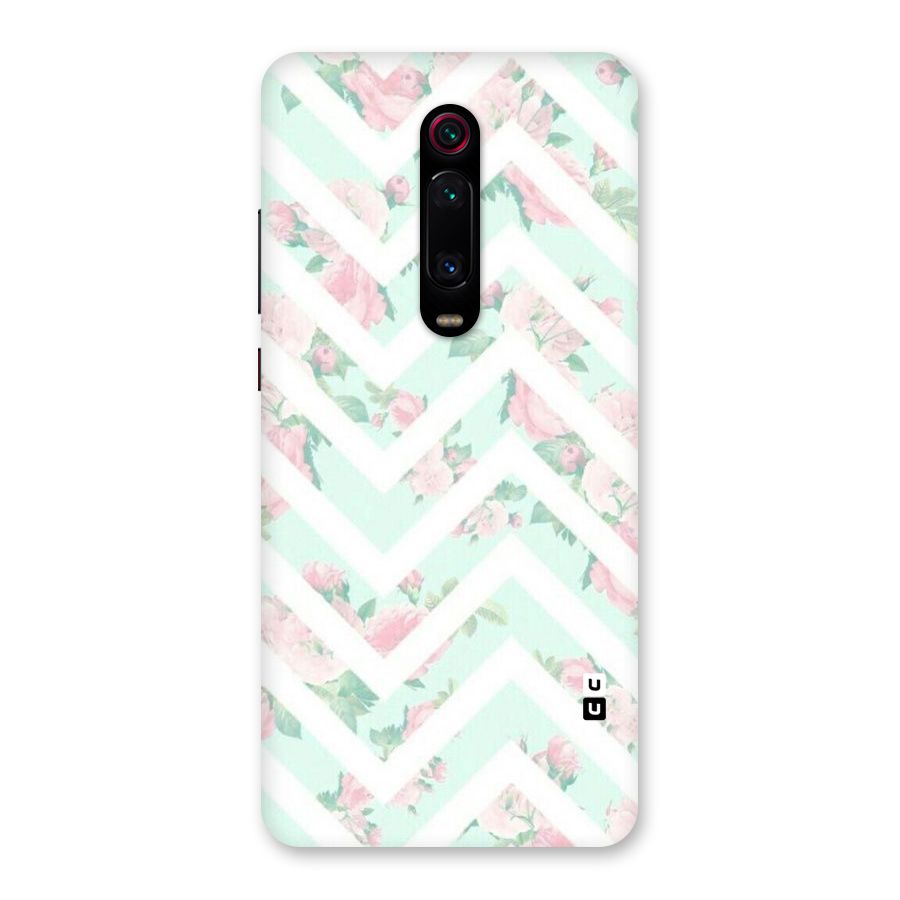 Pastel Floral Zig Zag Back Case for Redmi K20