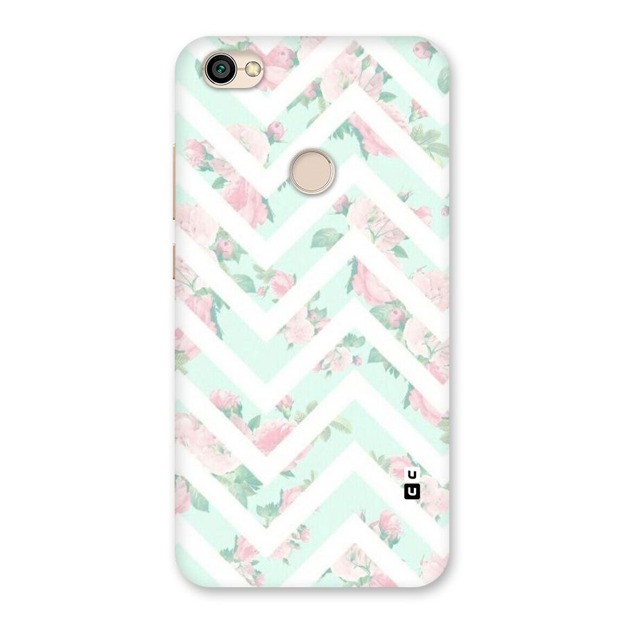 Pastel Floral Zig Zag Back Case for Redmi Y1 2017