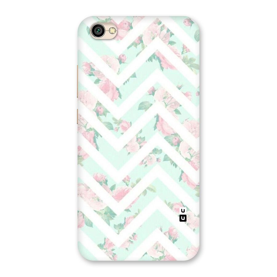 Pastel Floral Zig Zag Back Case for Redmi Y1 Lite
