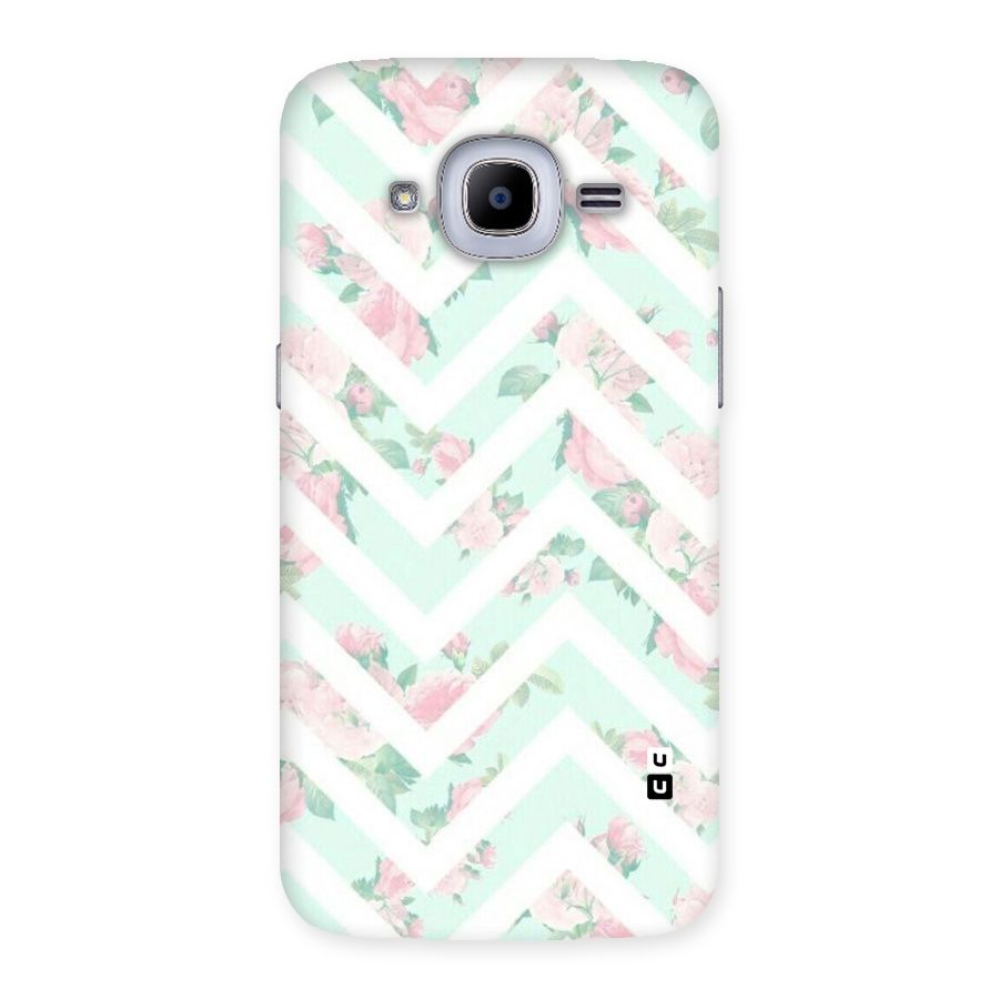 Pastel Floral Zig Zag Back Case for Samsung Galaxy J2 2016