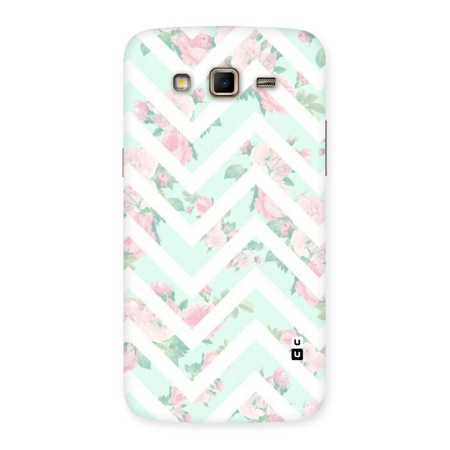 Pastel Floral Zig Zag Back Case for Samsung Galaxy Grand 2