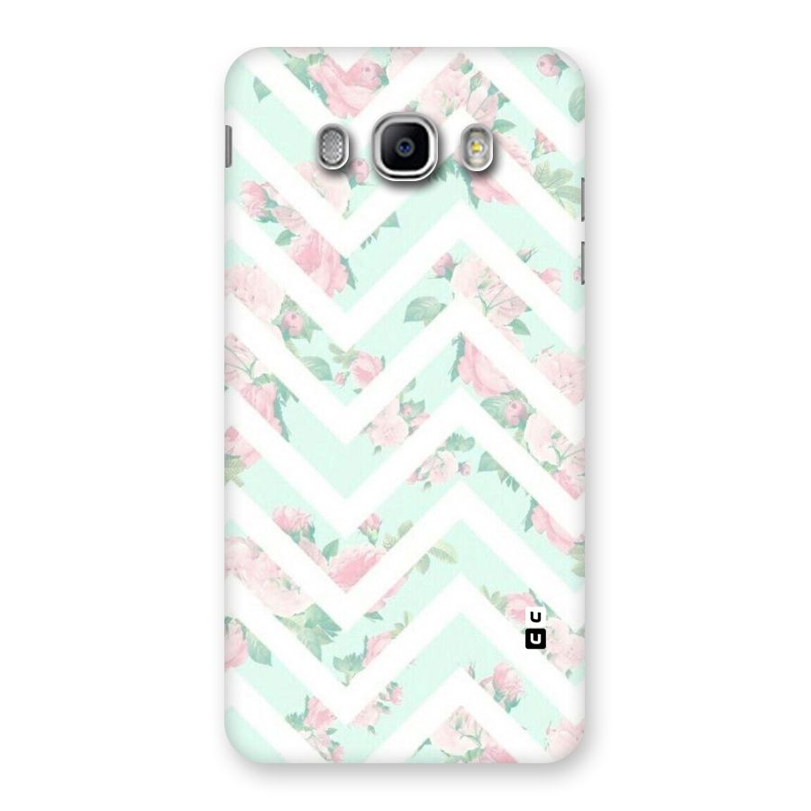 Pastel Floral Zig Zag Back Case for Samsung Galaxy J5 2016