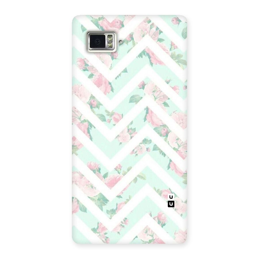 Pastel Floral Zig Zag Back Case for Vibe Z2 Pro K920