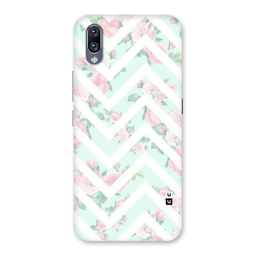 Pastel Floral Zig Zag Back Case for Vivo NEX