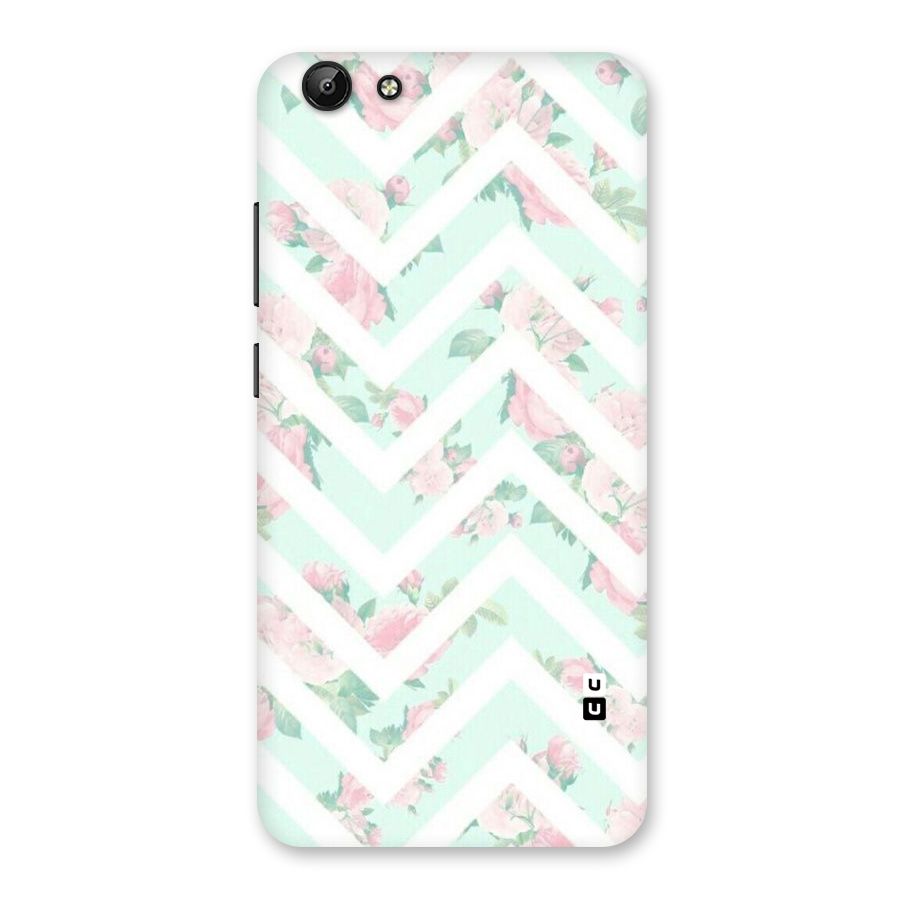 Pastel Floral Zig Zag Back Case for Vivo Y69